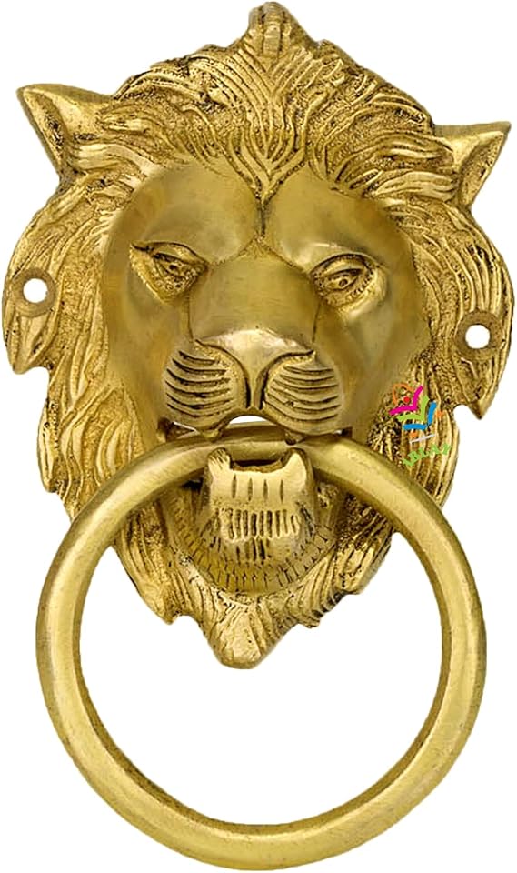 Brass Lion Door Knocker Knockers Gate Knocker Door Accessories (Door_Knocker_Lion)