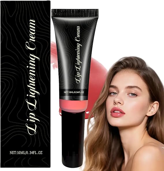 Brightening Lip Balm for Smo/kers & Non-Smo/kers,Lip Lightening Cream for Dark Lips,Moisturizing Lip Gloss & Lip Oil,Plumping Lip Gloss,Refreshing & Not Sticky,Lip Plumper,Gentle Formula,Portable