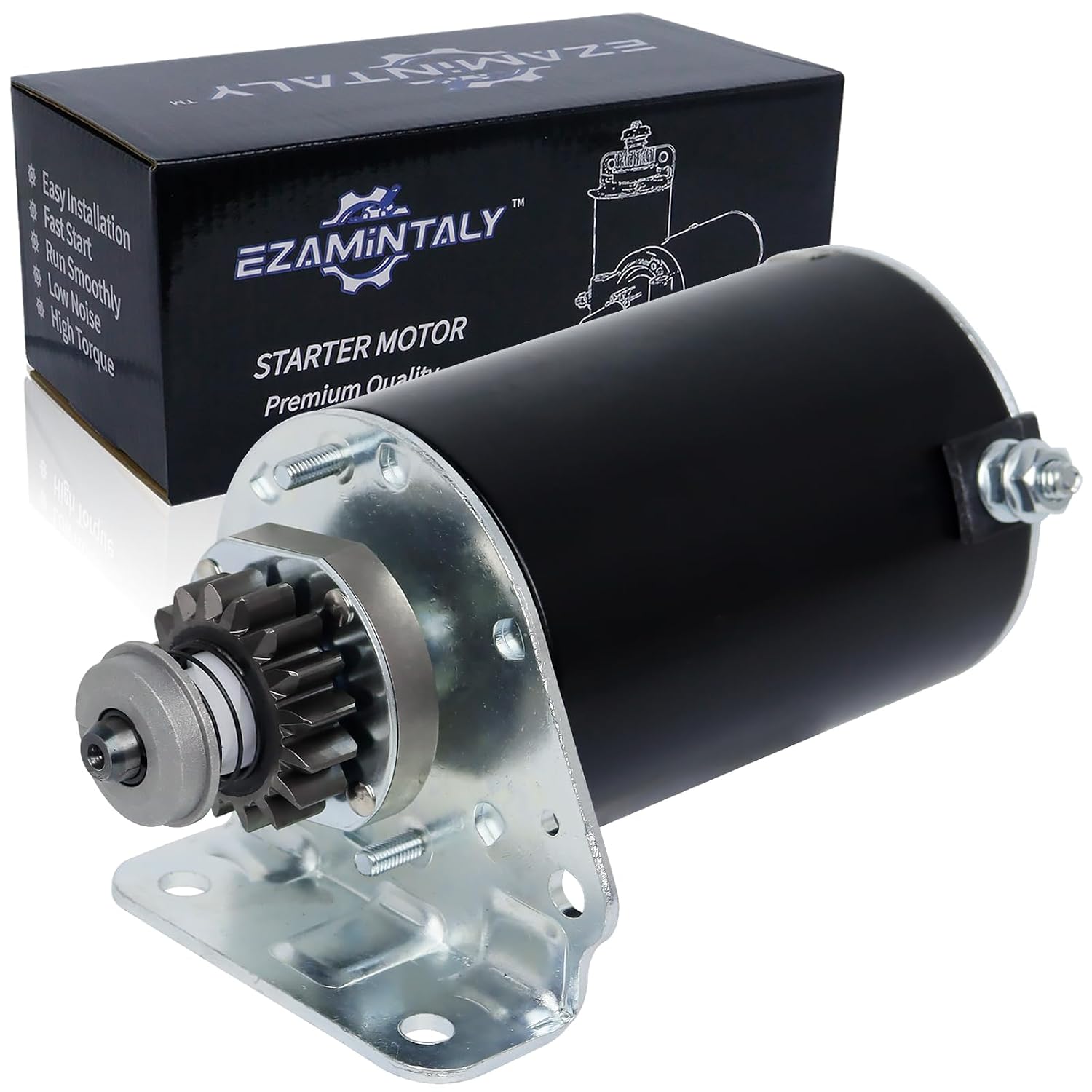 Starter Steel Geer 16 Teeth Replacement for Briggs and Stratton 11-25HP 691262 795121 393499 5746N AM106883 AM38136 394943 497401 494990, for John Deere LT166 L118 120 for Scotts L2048 2548