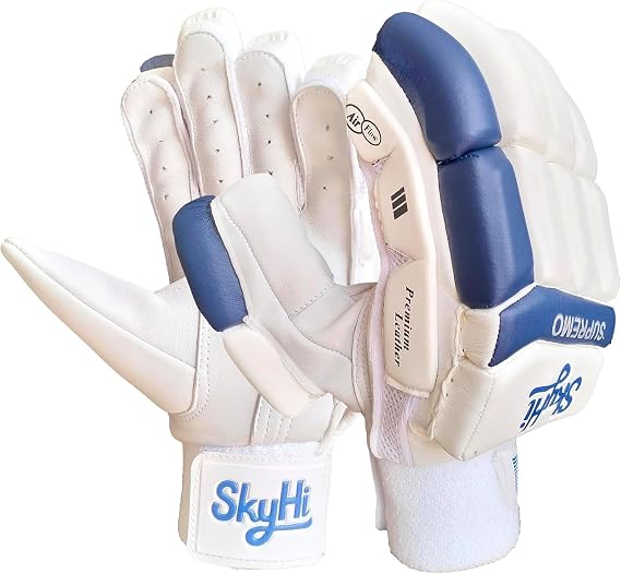Skyhi Supremo Cricket Batting Gloves for Mens Right and Left Hand Batsman