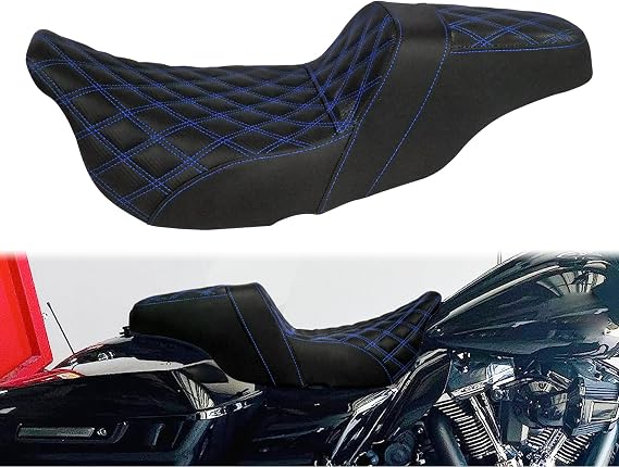 One-Piece Driver Passenger Seat Fit for Harley Touring 2009-2023