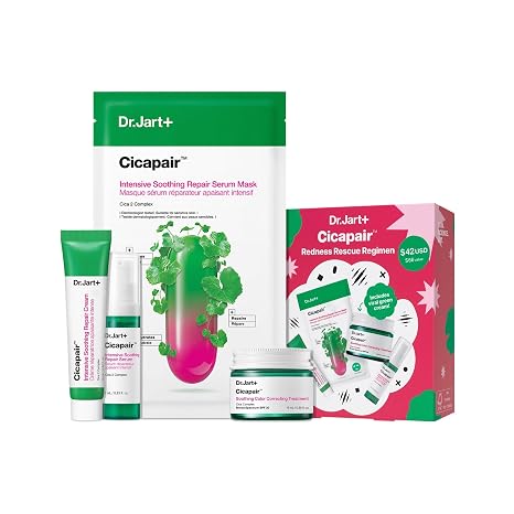 Dr. Jart+ Cicapair Soothing Korean Color Correcting Treatment SPF 30 with Centella Asiatica| Redness Corrector for Face| cc cream | Korean Skin Care