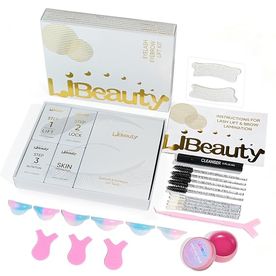 Libeauty Lash Lift & Brow Lamination Kit Pro Tool Set Sachet Last 4 Weeks