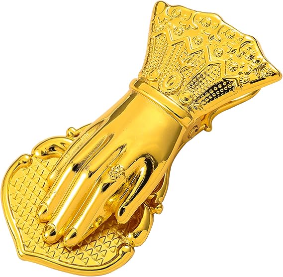 Vintage Gold Lady's Hand Shaped Clips, Elegant Handbook Storage Book Clip and Paper Clamp for junkjournal, Documents, and Coffee Bags (Gold B)