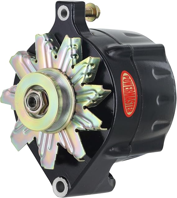 Powermaster - Alt Ford Upgrade Black 100A Smooth LookTM 1V Pulley 1-Wire
