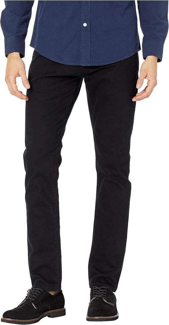 Mavi Jake Men's Regular Rise Slim Leg Jeans, Slim Fit Jeans for Men, Black Williamsburg, Black Men's Jeans, 34 x 34