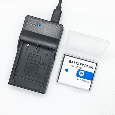 Battery Pack and USB Rapid Travel Charger for Sony Cybershot DSC-W610, DSC-W620, DSC-W630, DSC-W650, DSC-W690 Digital Camera