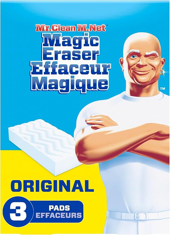 Mr. Clean Original Magic Eraser Cleaning Pads with Durafoam, 3 Count