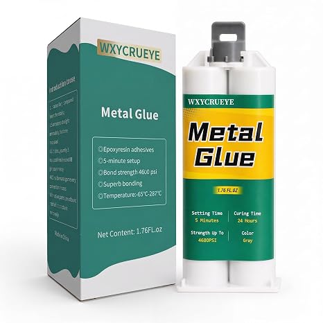 Metal Glue Heavy Duty Waterproof, Metal to Metals Adhesive,1.76 oz