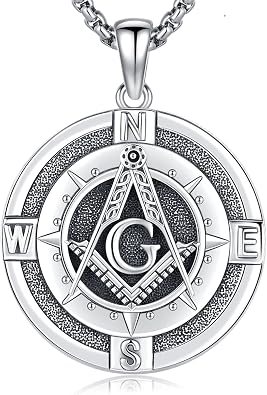 925 Sterling Silver Compass Necklace for Men Women Compass Pendant Christmas Gifts for Her Him Birthday Gifts 22+2Stainless Steel Chain