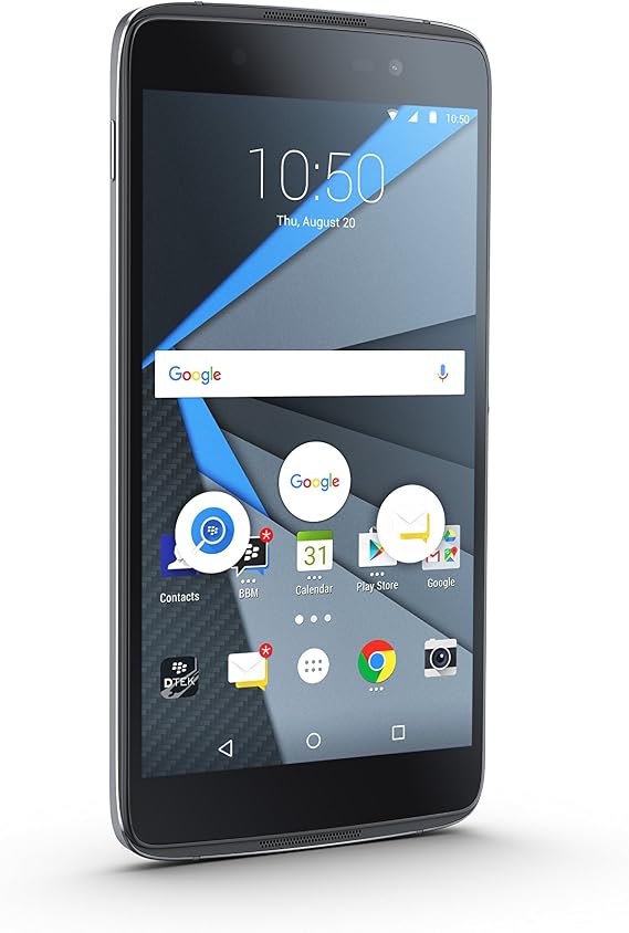 BlackBerry DTEK50 STH100-2 Factory Unlocked Android Phone, Black