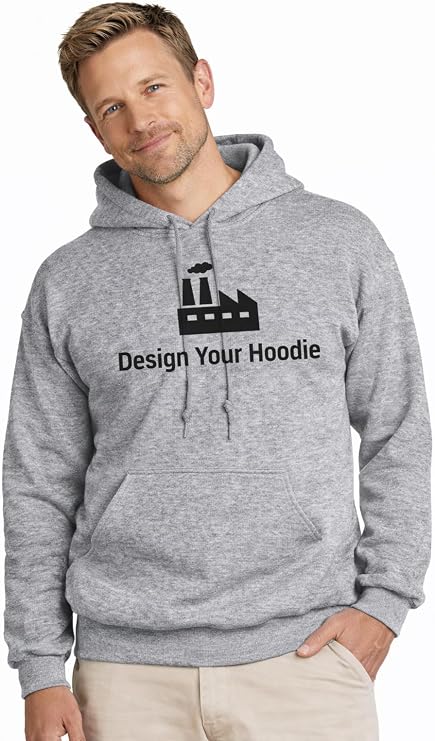 DISCOUNT PROMOS Personalized Hoodies Comfy Cotton, Ideal Corporate Merchandise or Small Business Attire
