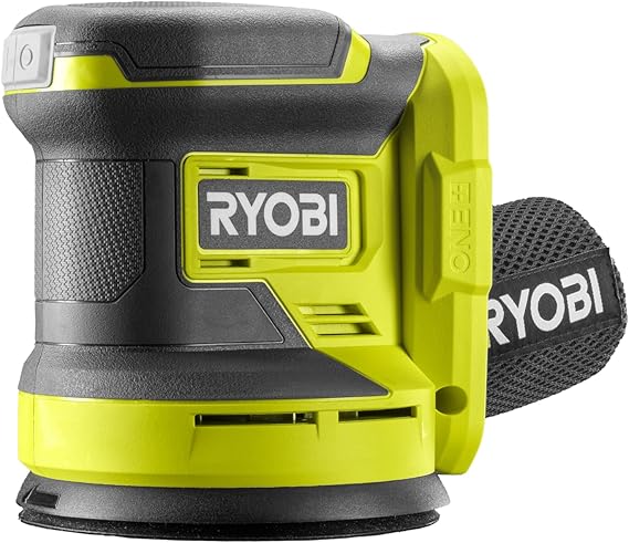 RYOBI - 18 Volts ONE eccentric sander - 125 mm - 3 abrasives - RROS18-0