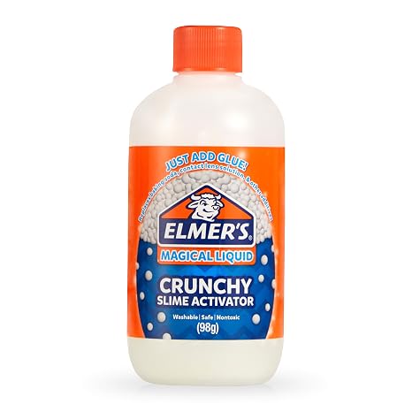 Elmer's Crunchy Magical Liquid Glue Slime Activator, 8.75 FL. oz. Bottle