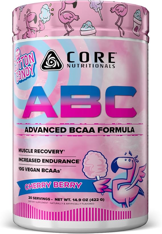 Core Nutritionals ABC Advanced BCAA, Fun Sweets Cherry Berry, 20 Serv.