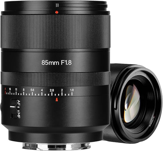 7artisans AF 85mm F1.8 Full Frame Camera Lens Compatible for Sony E Mount, Large Aperture, Prime, STM Face/Eye Auto Focus,for Sony E A7R5 R4 R3 M4 M3 alpha Zv-e10 A5000-A6500 A9 NEX-3(Black)
