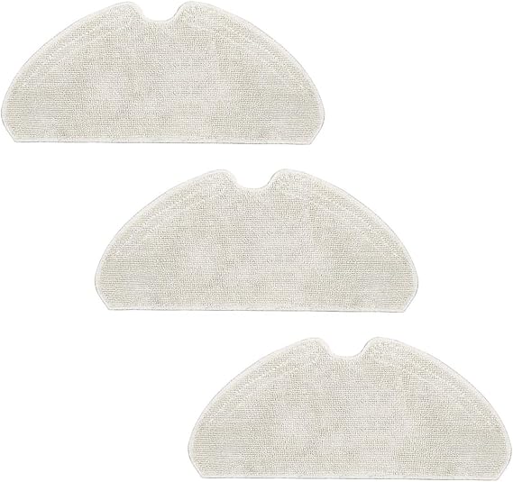 Mop Pads 3Pack for Dreame D10S (Pro), D9 Max Gen 2, D9 Max White, F9 Pro | Replacement Mop Cloth Compatible with D10S, D10S Pro, D9 Max Gen 2, D9 Max White, F9 Pro Robot Vacuum Cleaners Accessories