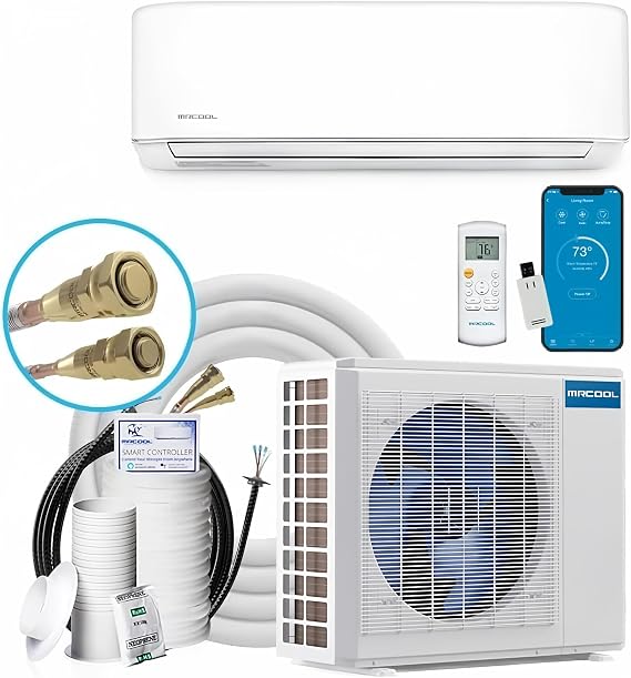 MRCOOL DIY 4th Gen Ductless Mini Split Heat Pump, 18000 BTU, 230V, 22 SEER