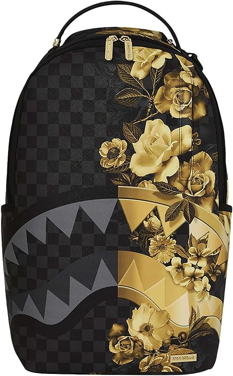 Sprayground Backpack Gold Floral Remix 910B8683NSZ Blue