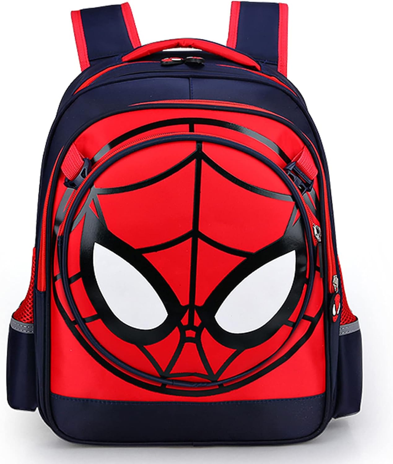 GLOOMALL Spiderman School Bags Boy Oxford cloth Vacation Travel backpack Spiderman Backpack Navy Spiderman