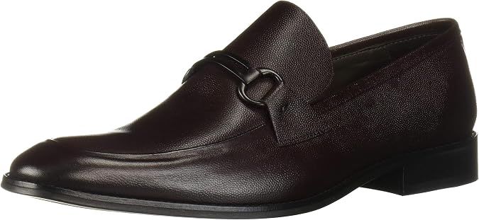Marc Joseph New York Men's Genuine Leather Luxury Gold Collection Bit Buckle Loafer