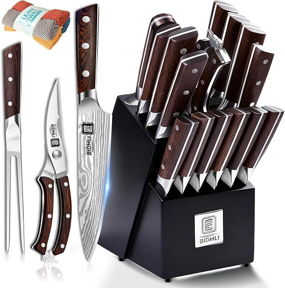17-Pack Kitchen Knife Set