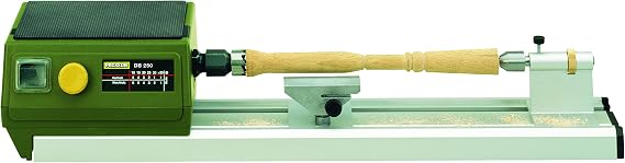 Proxxon Micro Wood Lathe DB 250 (Electronic Speed Control, for Model Making, Face Plate for Large Workpieces) 27020