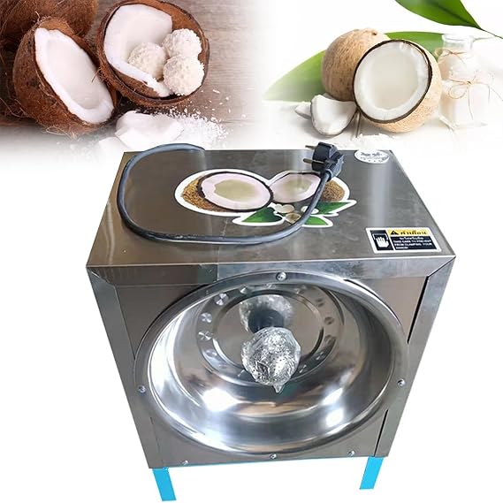 Commercial Electric Coconut Grater,Coconut Peeling Meat Machine,2 Anti Slip Handle Grater 50 60pcs hour,Vertical Coconut Meat Removal Tool