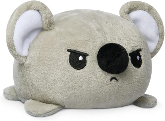 TeeTurtle Reversible Koala Gray 4 Inch Flip Plush