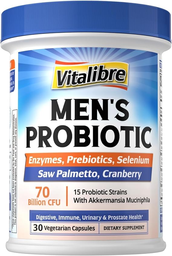 Probiotics for Men with Akkermansia Muciniphila, Prebiotics, Selenium