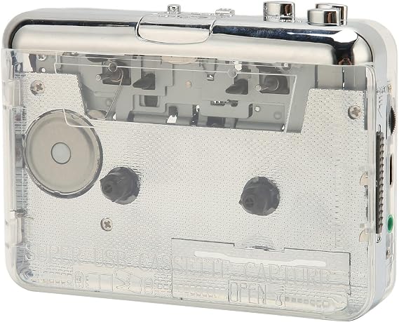 CD Player with Cassette Tape Player, 3.5mm Headphone , Dual-Deck Stereo System for Home Use, Retro Design Compatible with Standard Cassettes and CDs