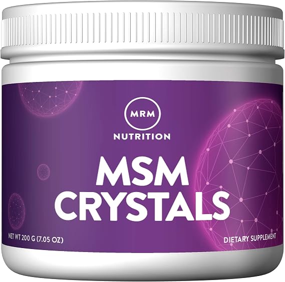 MRM MSM Crystals - for Women & Men, Skin & Nail Support - 200 Servings