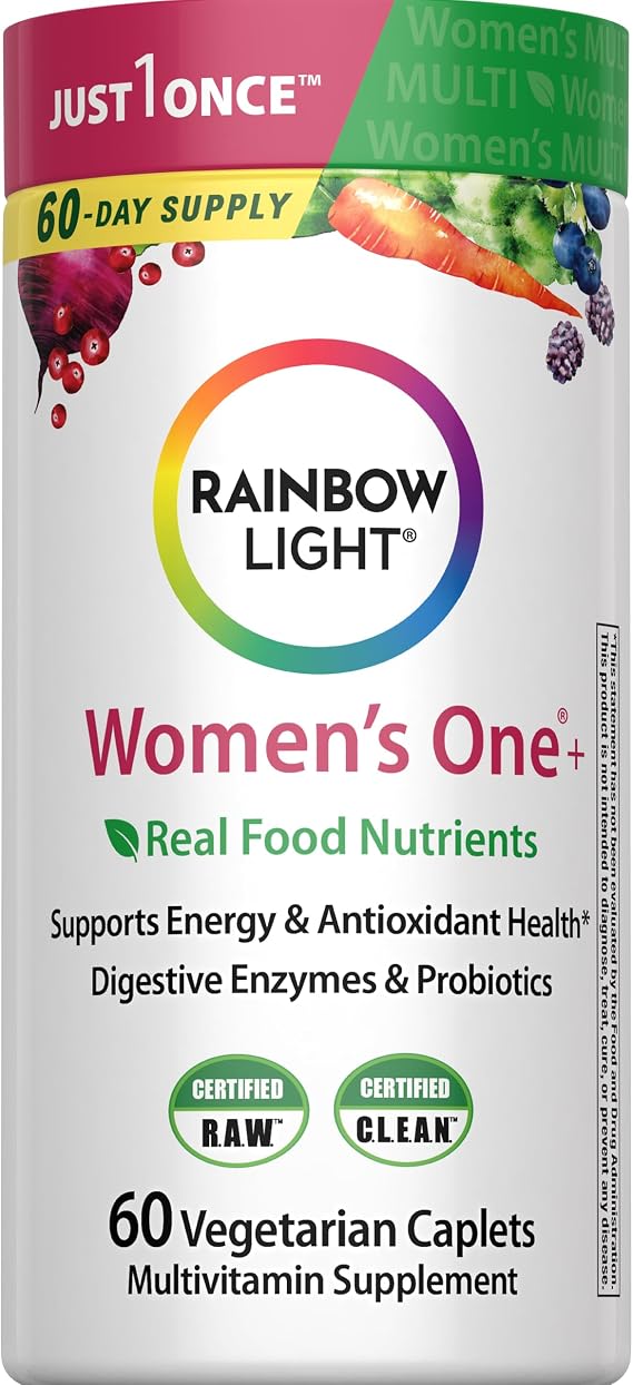 Rainbow Light Womens Multivitamin One + | 60 Caplets