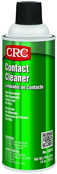 CRC Contact Cleaner 03070 14 WT OZ, Plastic Safe Electronics Cleaner, Ideal For Sensitive Electronic Equipment