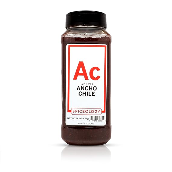 Spiceology - Ground Ancho Chile - Ancho Chili Pepper Powder - 16 ounces