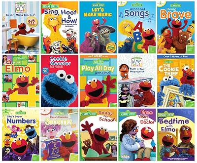 Ultimate Sesame Street DVD Collection: Alphabet Songs Families Mail & Bath Time Sing Hoot & Howl Lets Make Music