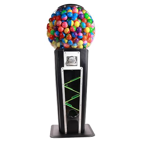 Vending Machine - Wizard Wonder Capsule Vending Machine - $1 Purchase Coin Mechanism - Commercial Vending Machines for 2 Inch Round Capsules Gumballs Bouncy Balls - Black