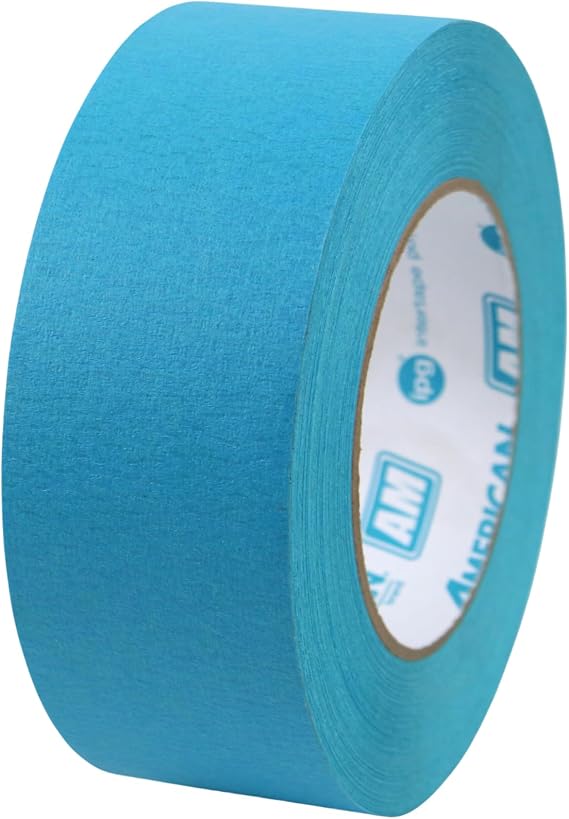 Intertape AquaMask Medium Temperature Masking Tape (AM), 2 in. (48mm actual) x 60 yds. (Aqua)