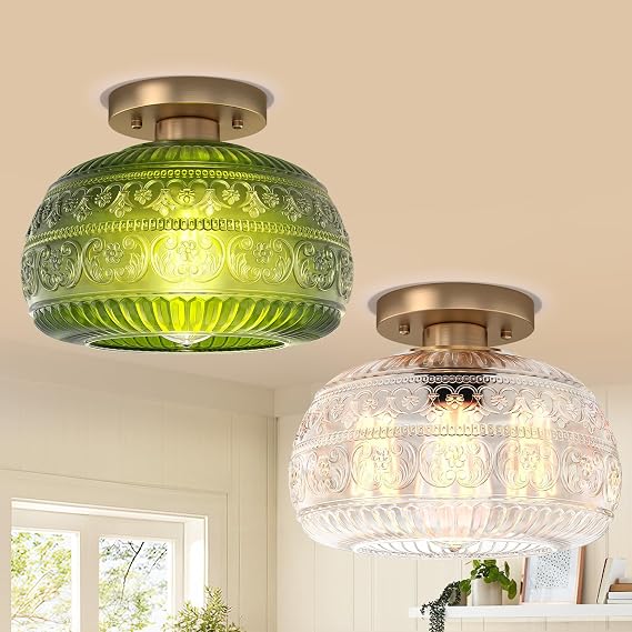 Outdoor Indoor Ceiling Flush Mount Light Fixture
