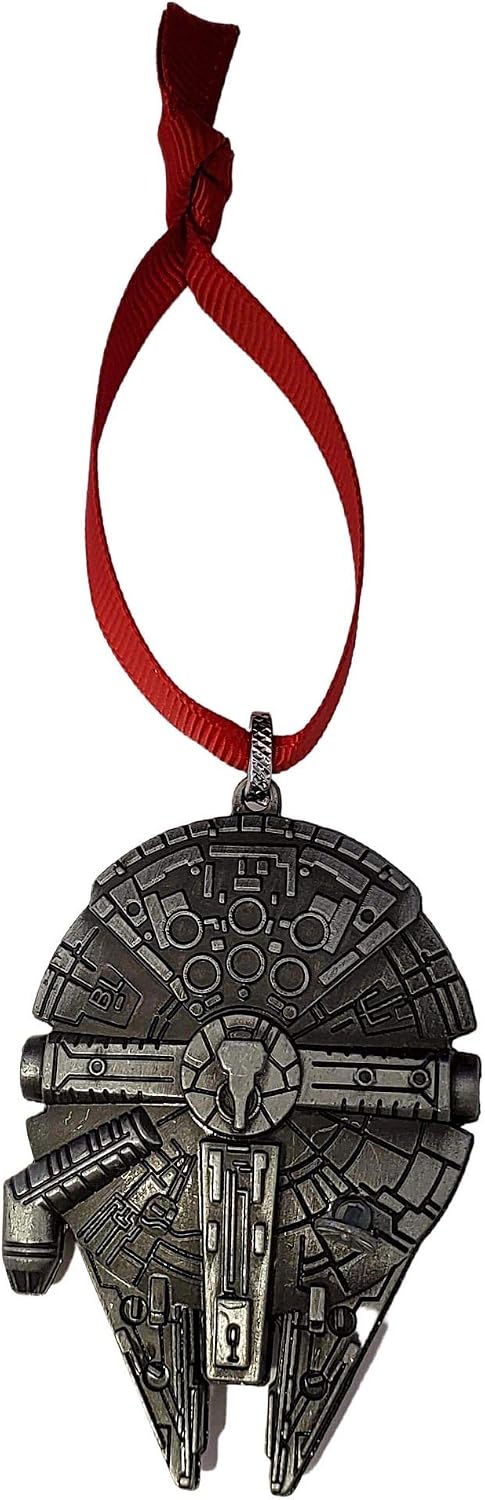 Fandom Emporium Millenium Falcon Ornament Gift Christmas Tree Winter Holiday Fandom Teen Adult Present Fan Pendant Durable