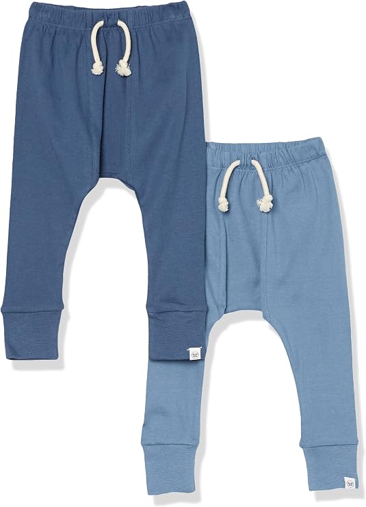 Multipack Honest Pants Joggers Pull on 100% Organic Cotton for Infant Baby and Toddler, Boys, Girls, Unisex