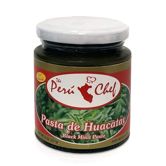 PeruChef Pasta de Huacatay | Black Mint Paste 8oz