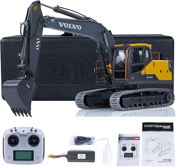 TOUCAN RC HOBBY Double E EC160E 1/14 RC Hydraulic Excavator E111 Alloy Remote Control Diggers