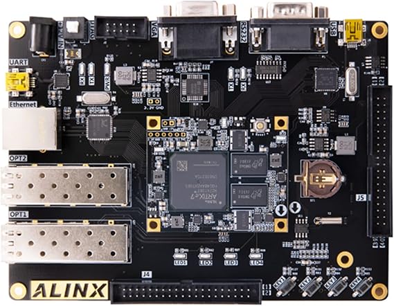AX7102: XILINX Artix-7 XC7A100T FPGA Development Board A7 SoMs SFP Gigabit Ethernet VGA Evaluation Board (FPGA Board)