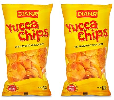 Prodiana Yuca Snacks 2.29 oz 65g - Chips Pack of 2