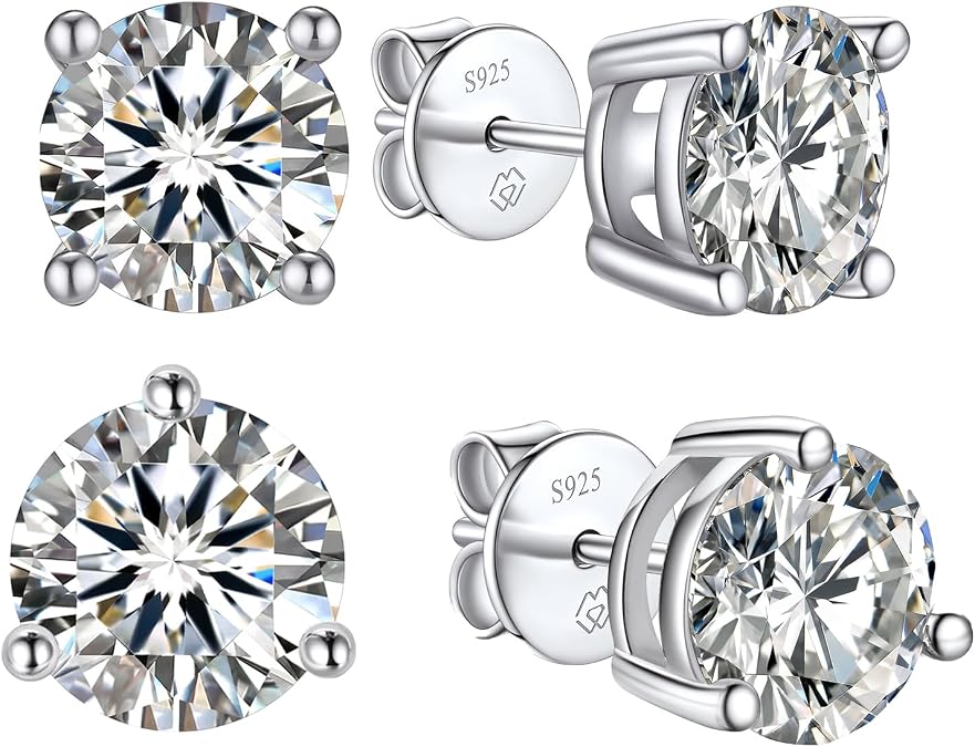 MomentWish Moissanite Earrings for Women