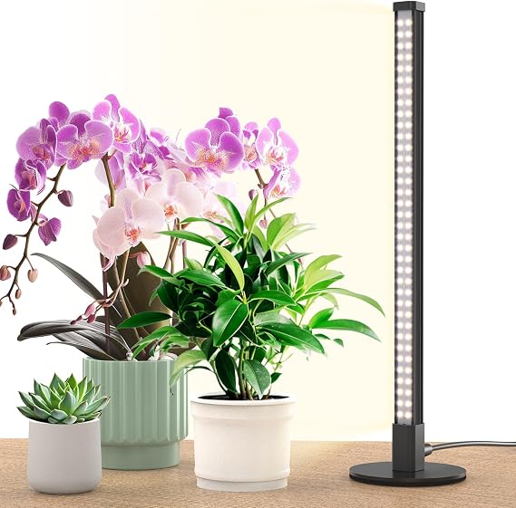 Vertical Grow Light, 72 LEDs Full Spectrum Light Bar, 5000K Wide Illumination Area Desk Light,1.4FT Stand Plant Lamp for Tall Houseplants, Tropical Plants, Foliage with On/Off Switch