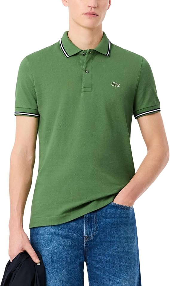 Lacoste Men's Regular Fit Trim Accent L.12.12 Polo Shirt