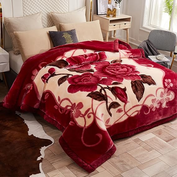 LGYKUMEG Winter Warm Blanket, Double 200*230cm, Fleece Blanket King Size, Soft and Warm for Autumn, Winter, Bed Home and Gift, D150*200cm