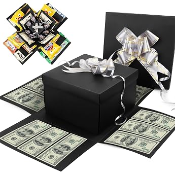 5-Layer Creative Gift Box Explosion Box Surprise Box DIY Handmade Gift Box Surprise Box Explosion Box for Christmas Birthday Anniversary Valentine's Day Wedding Gift